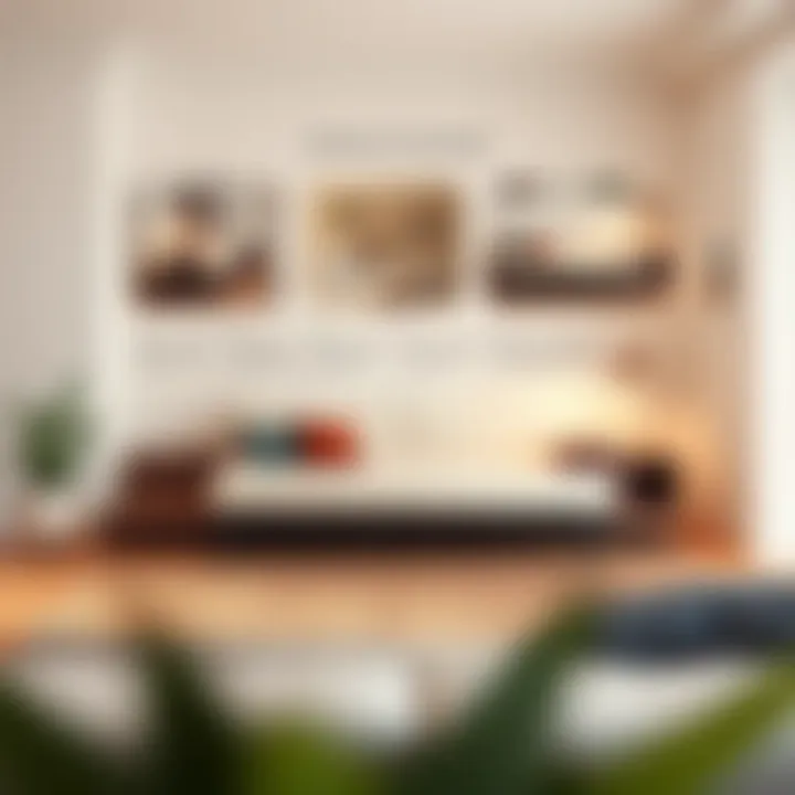 Diagram illustrating the versatility of a futon bed in different settings