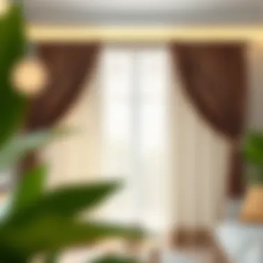 Trendy materials used in window drapes holders