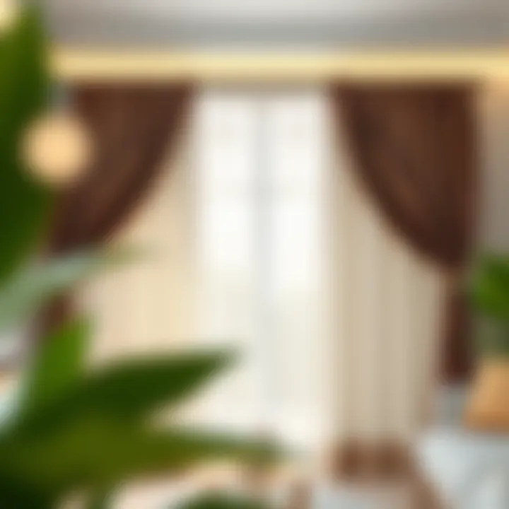 Trendy materials used in window drapes holders