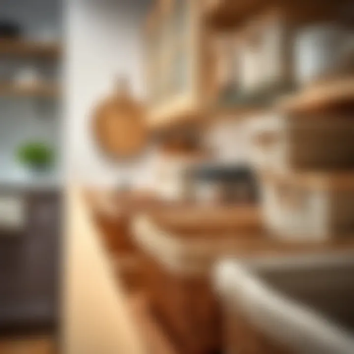 A variety of kitchen drawer baskets showcasing different materials and designs