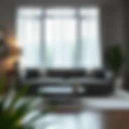 A stylish modern sofa bed in a contemporary living room setting