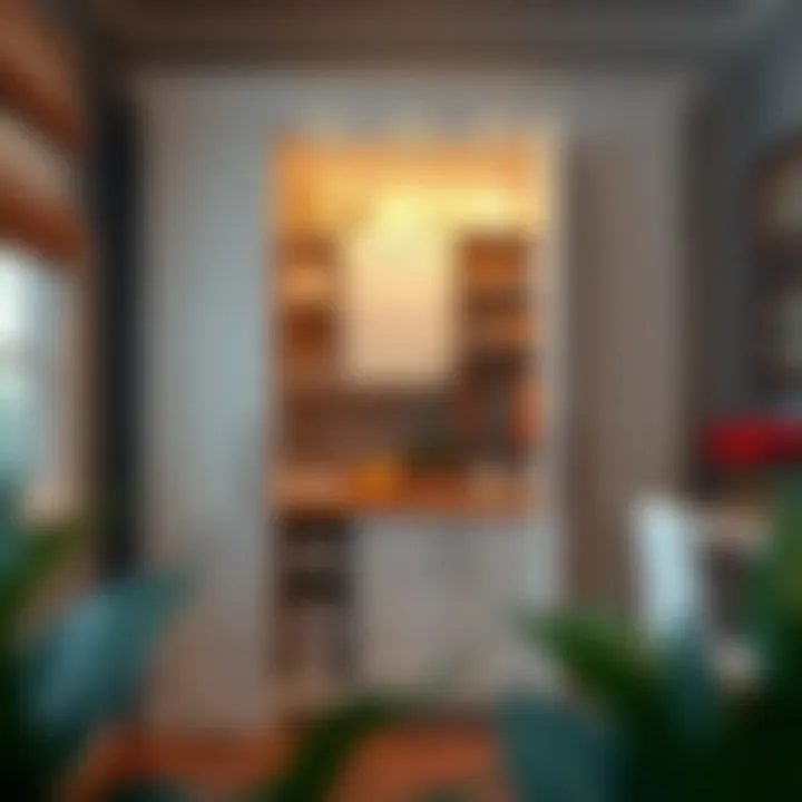 Stylish 28 inch pantry cabinet with unique storage solutions