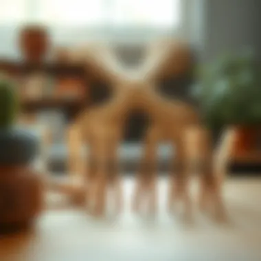 DIY project with clothespins showcasing functionality