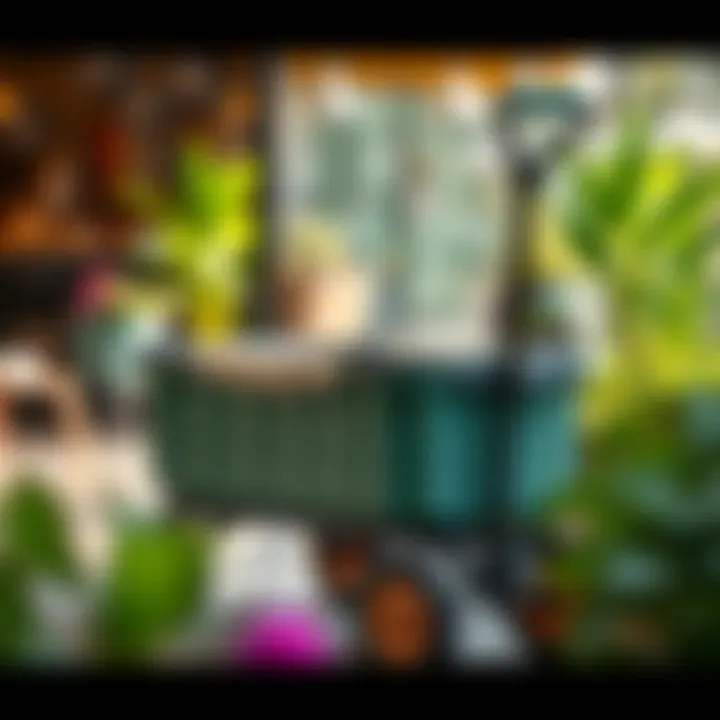 Eco-friendly plastic wagon cart showcasing sustainable features