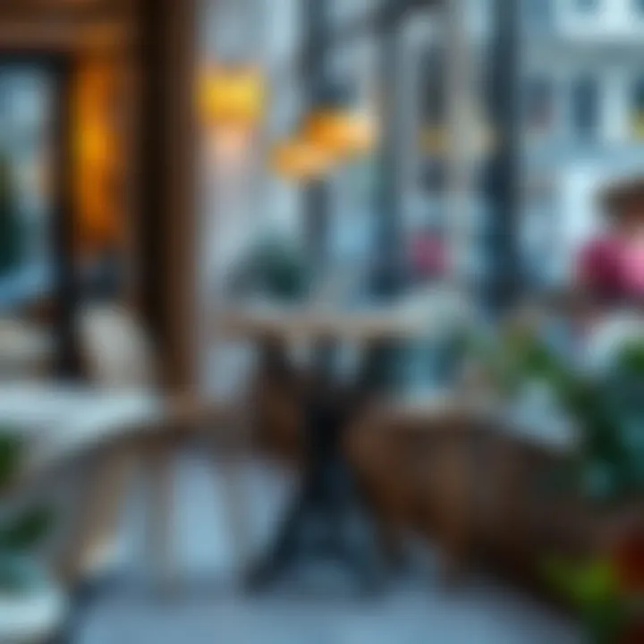 Multifunctional tall folding bistro table used for various occasions