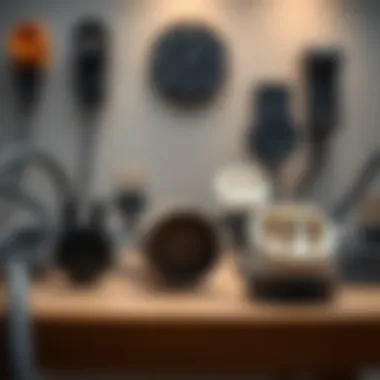 Variety of extension cord plugs on display