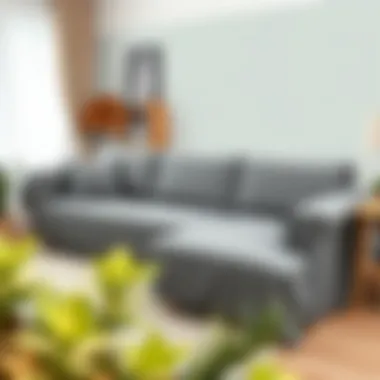 Custom-designed three-seater couch cover fitting perfectly