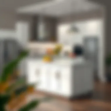 Stylish multifunctional kitchen island