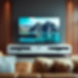 Modern TV stand showcasing sleek design