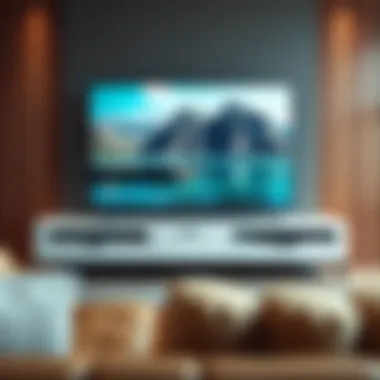 Modern TV stand showcasing sleek design