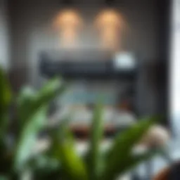 Stylish loft bed in a modern bedroom setting