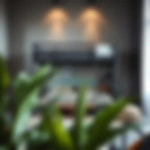 Stylish loft bed in a modern bedroom setting