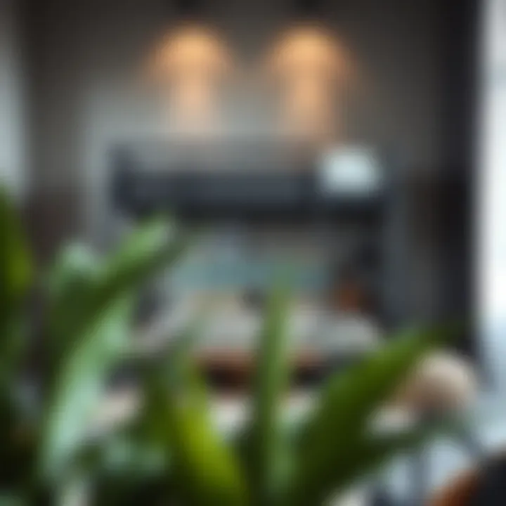 Stylish loft bed in a modern bedroom setting