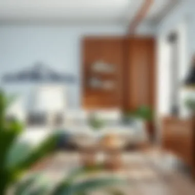 Eco-friendly furniture showcasing sustainability