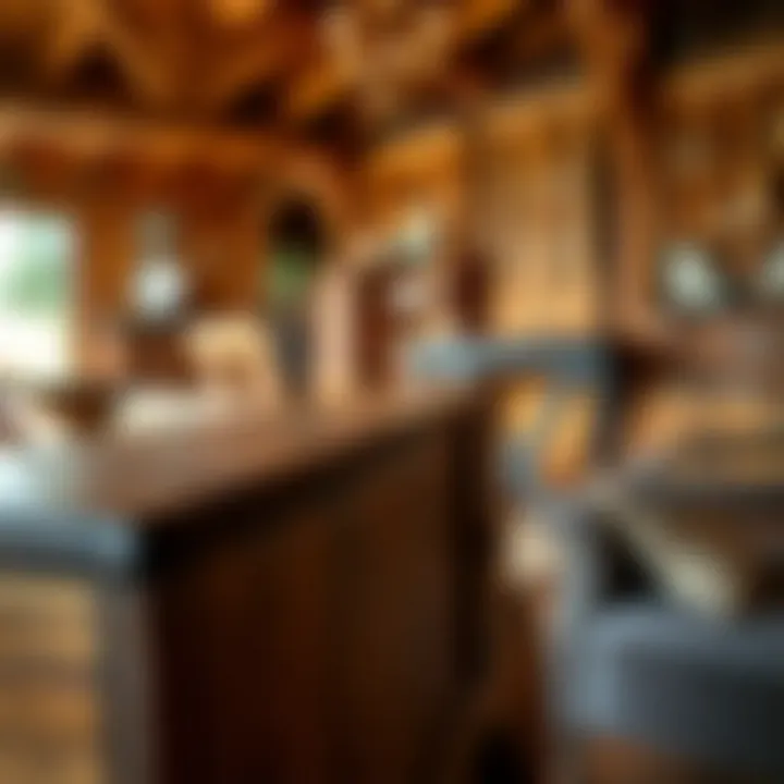 A close-up of quality wood furniture craftsmanship