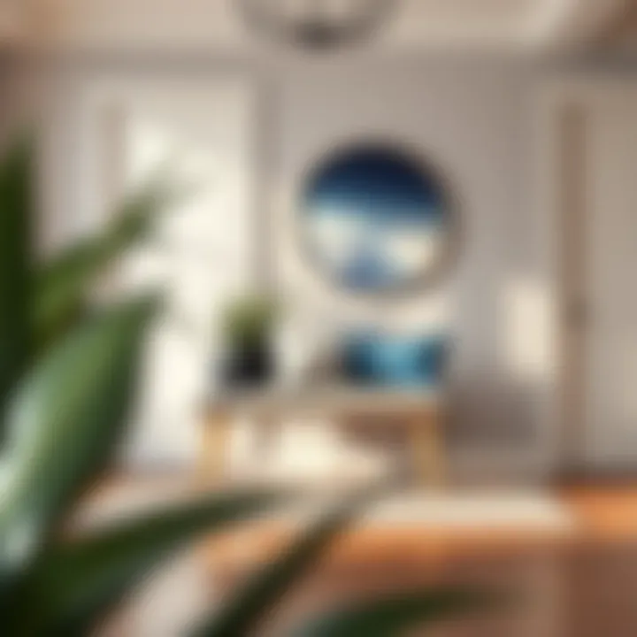 Kirkland's entryway bench in a modern home setting