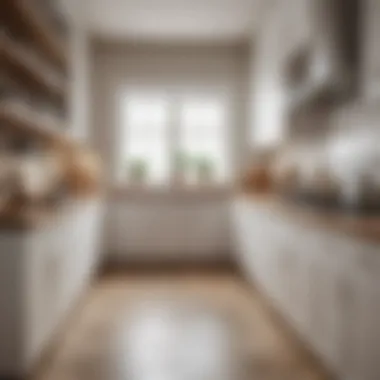 Stylish Arrangement of Kitchen Cabinets Stylish arrangement of small kitchen cabinets enhancing space