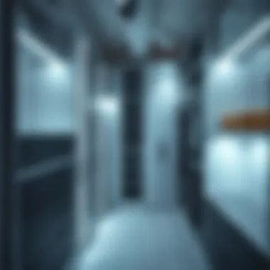 Installation of wireless lighting in a closet environment