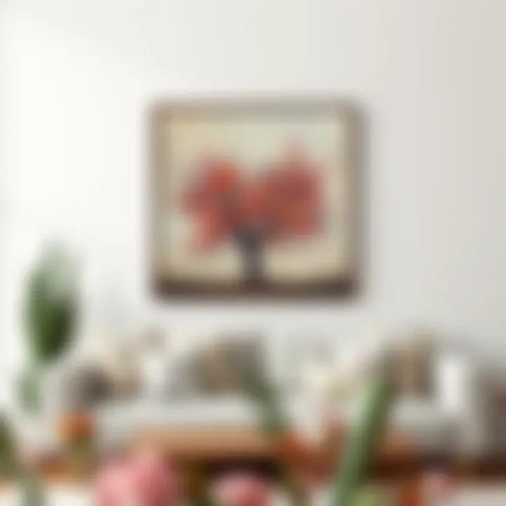 A personalized wall art piece reflecting the recipient's taste and style