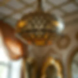 Elegant globe light cover showcasing intricate designs