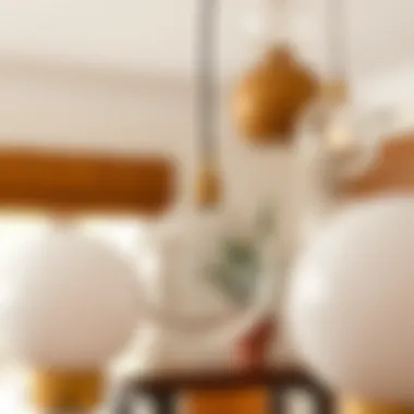 Variety of materials used in globe light covers