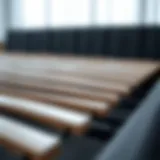 Detailed view of Sleep Number bed slats showcasing their structure