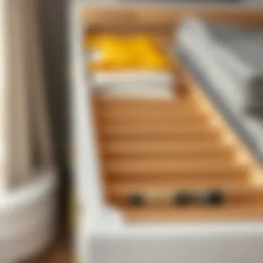 Installation of adjustable drawer dividers