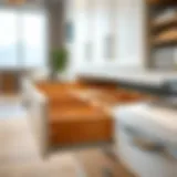 Organized drawer featuring adjustable dividers