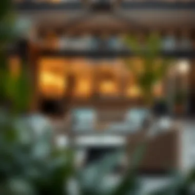 Stylish customization options for outdoor seating