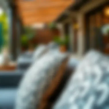 Close-up of high-quality outdoor materials