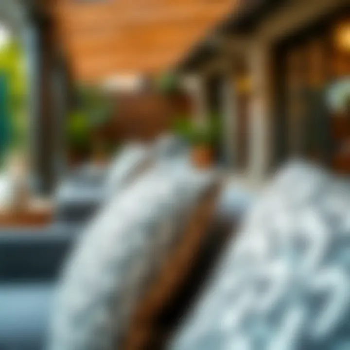 Close-up of high-quality outdoor materials