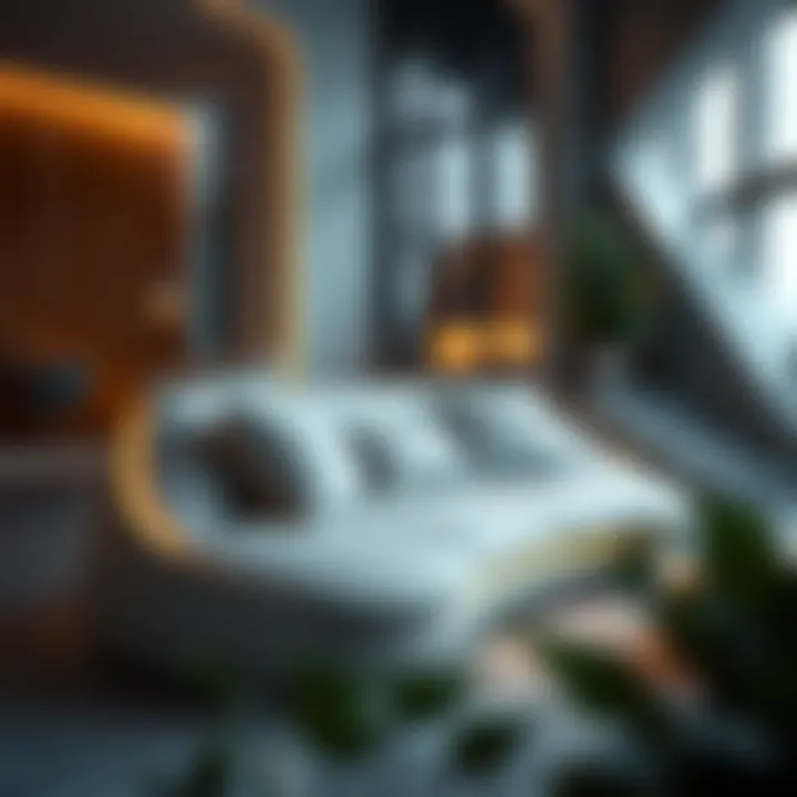 Futuristic furniture concept incorporating v cushions for enhanced comfort