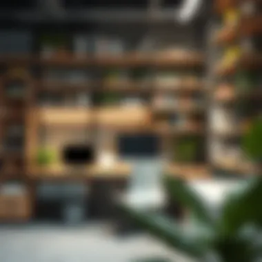 Creative shelving solutions for enhancing workspace organization