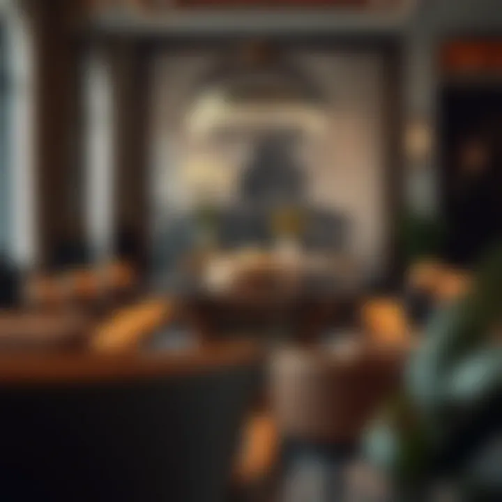 Sophisticated High Top Dining Table Arrangement Elegant high top dining table set with luxurious seating