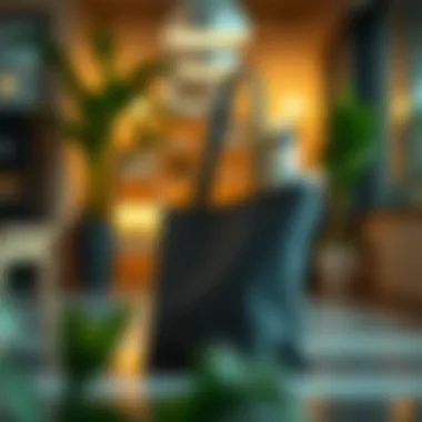 Functional uses of a long skinny tote in everyday scenarios