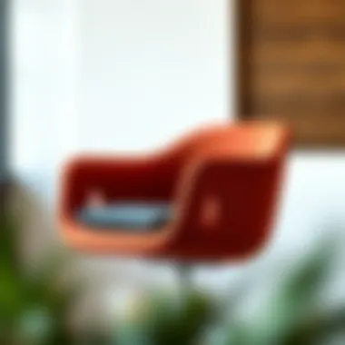 Various materials used in contemporary meeting chair designs