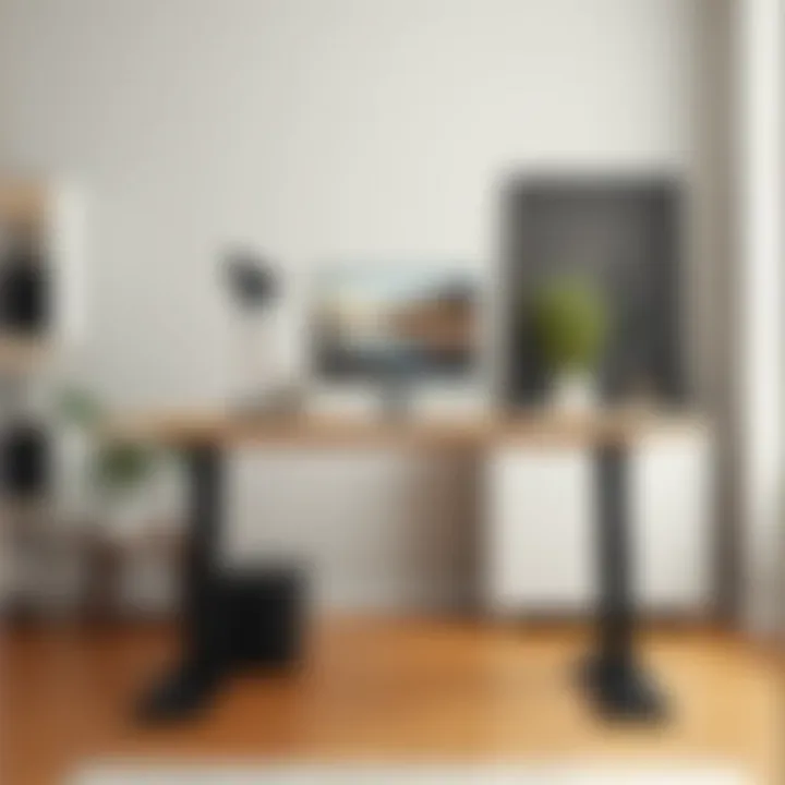 Comparison of various materials used in standing desk construction