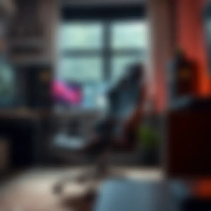 Aesthetic appeal of a gaming chair in a setup
