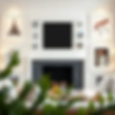 Arranging white collage frames for maximum aesthetic appeal