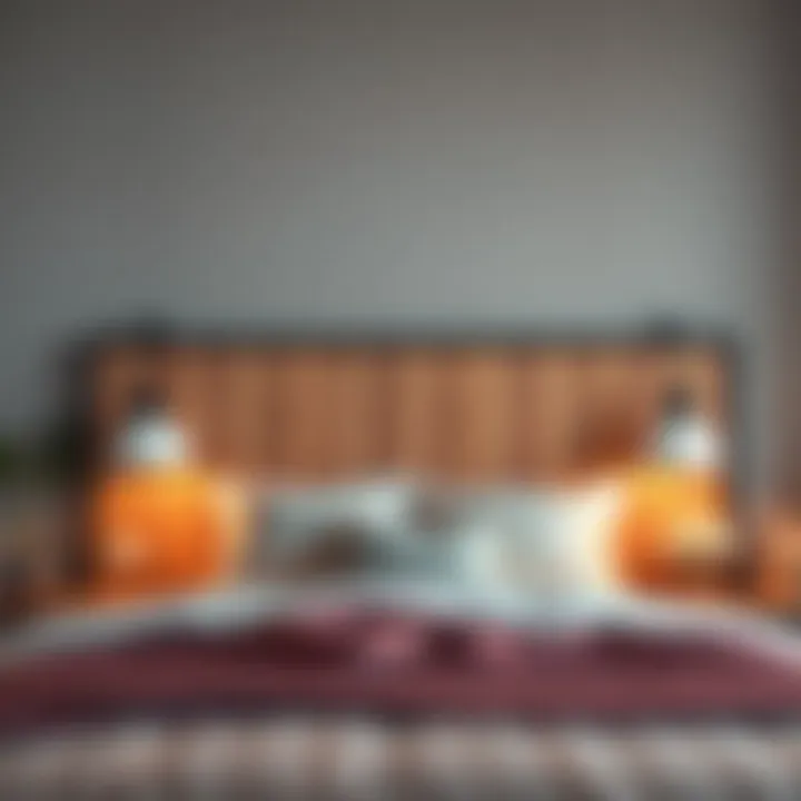 Creative DIY headboard project