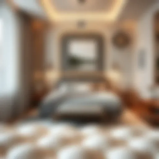 Elegant bedroom decor with budget-friendly items