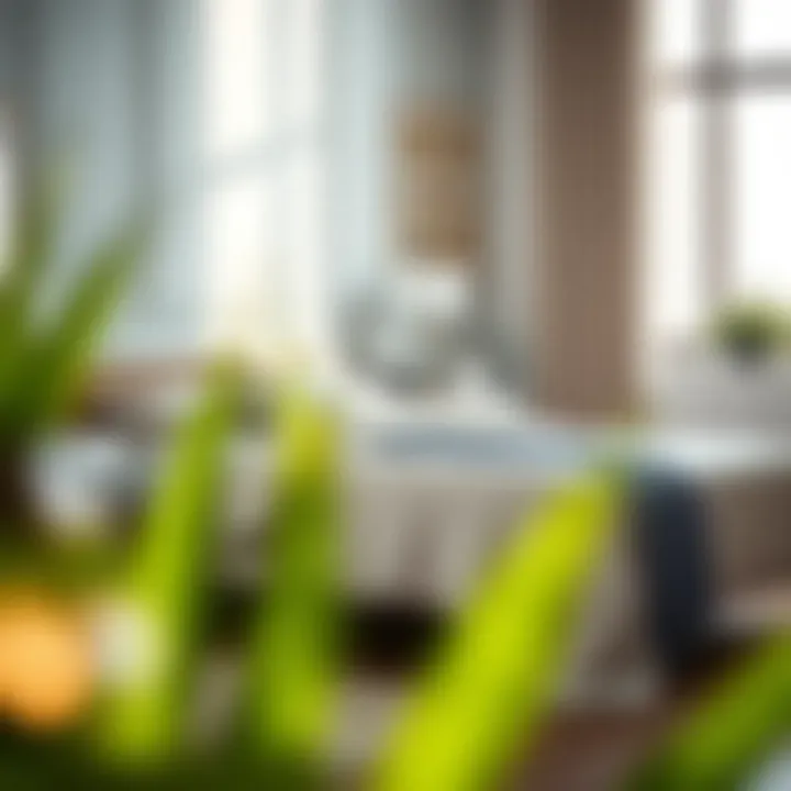 Modern Elegance in Twin Bedding Elegant twin bedding set with a modern design