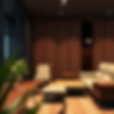 Enhancing Office Space with Wall Screens Wall screen enhancing spatial planning in an office environment