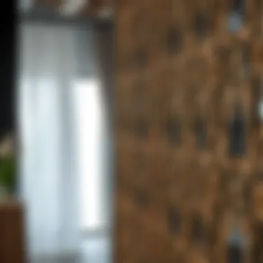 Intricate Wall Screen Design with Natural Materials Close-up of intricate wall screen design featuring natural materials